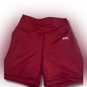 AYBL Gym Shorts For Women- Red